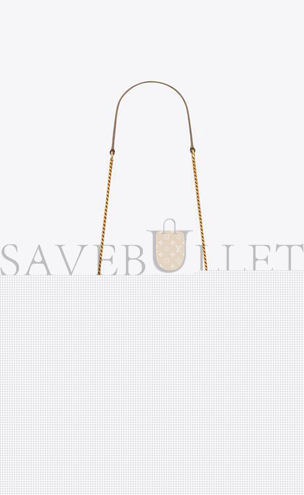 Y*L cassandre matelassÉ envelope chain wallet in grain de poudre embossed leather 695108bow012721 (19*12.5*3.5cm)