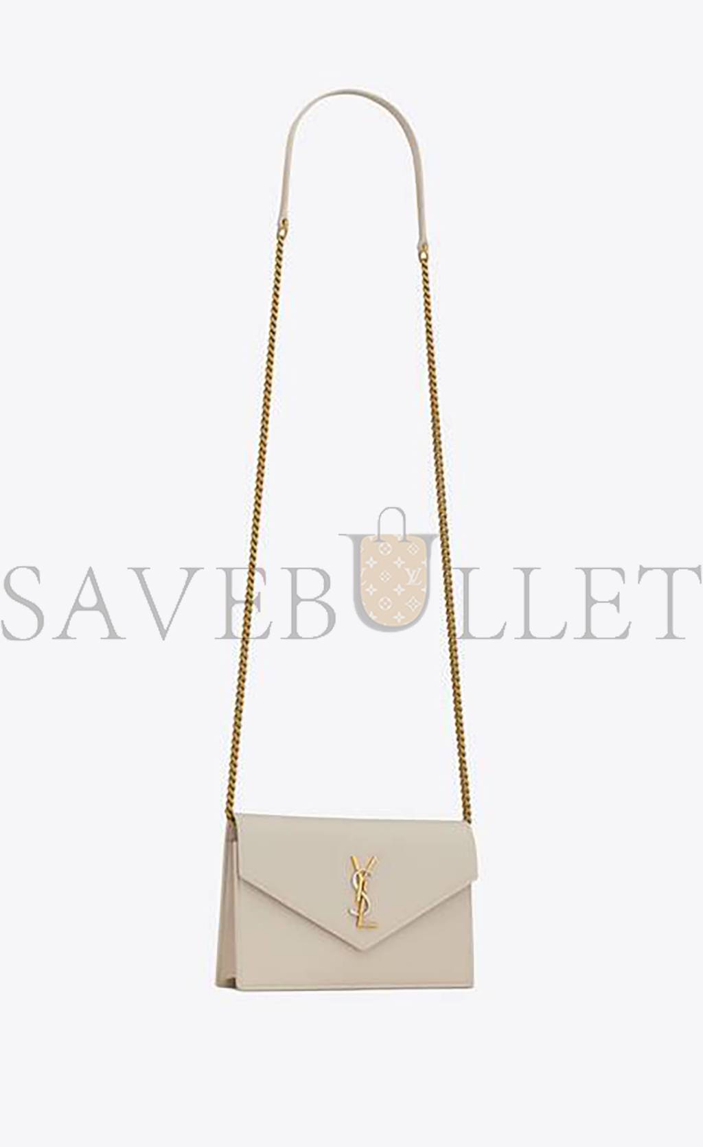 Y*L cassandre envelope chain wallet in smooth leather 743050aab4k9290 (19*12.5*3.5cm)