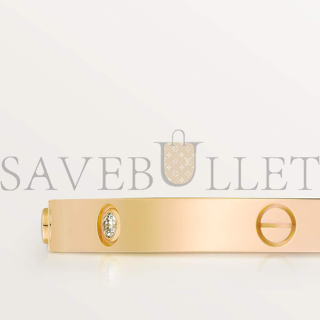 Ca*t*er  love bracelet, small model, 6 diamonds b6047217