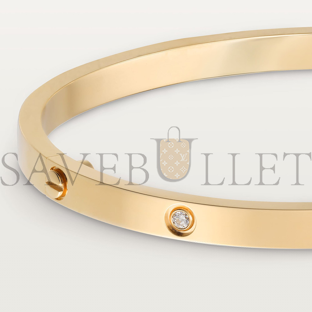 Ca*t*er  love bracelet, small model, 6 diamonds b6047217