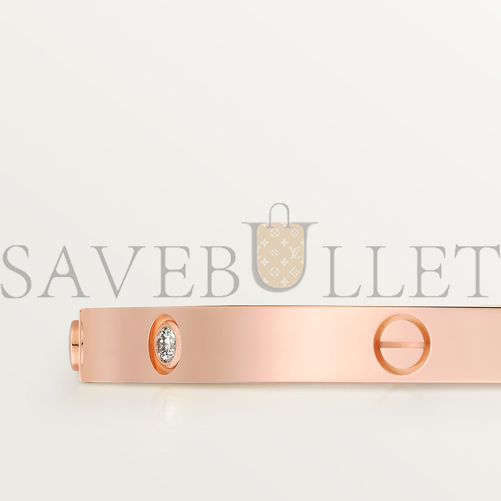 Ca*t*er  love bracelet, small model, 6 diamonds b6047617