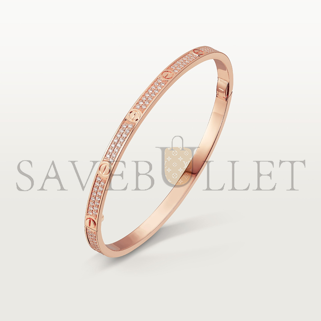 Ca*t*er  love bracelet, small model, paved n6710717