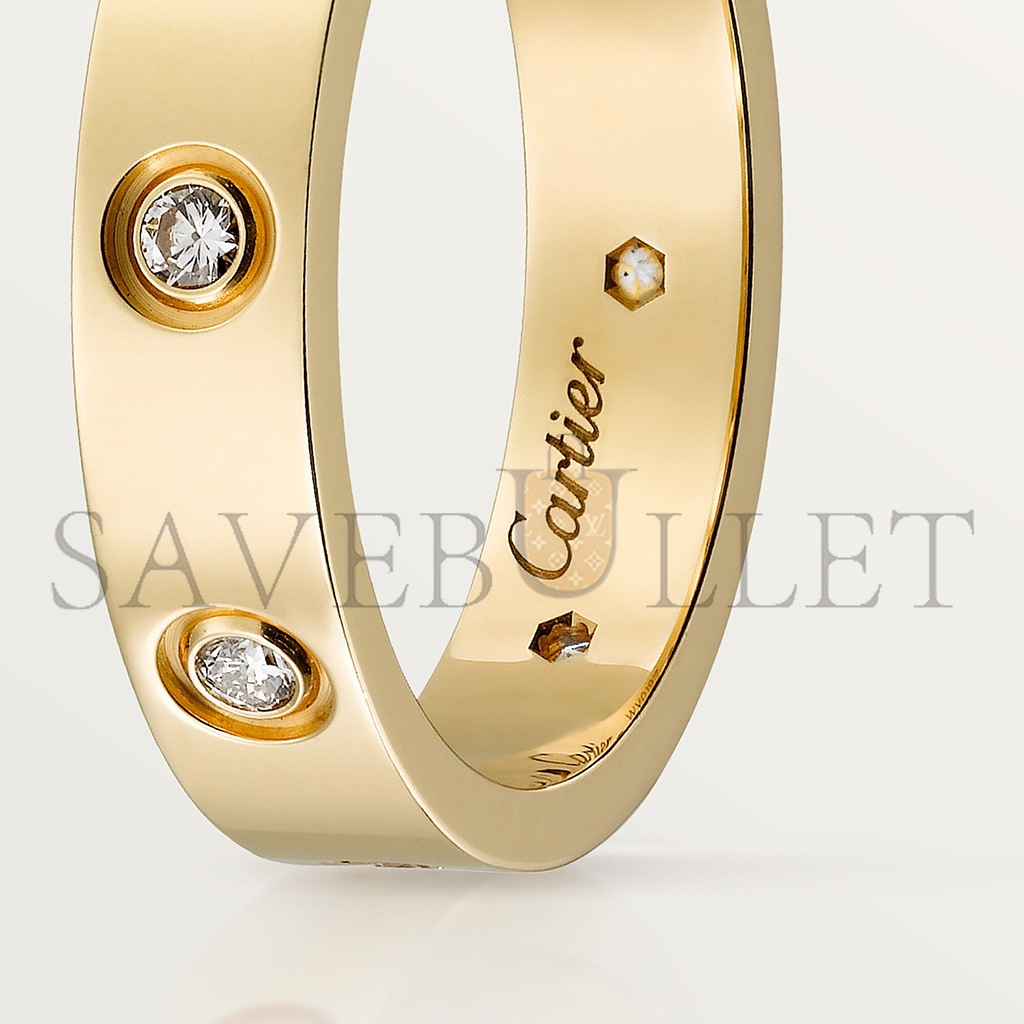 Ca*t*er love wedding band, 8 diamonds b4056200