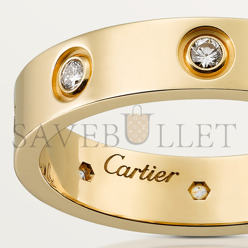 Ca*t*er  love wedding band, 8 diamonds b4056200