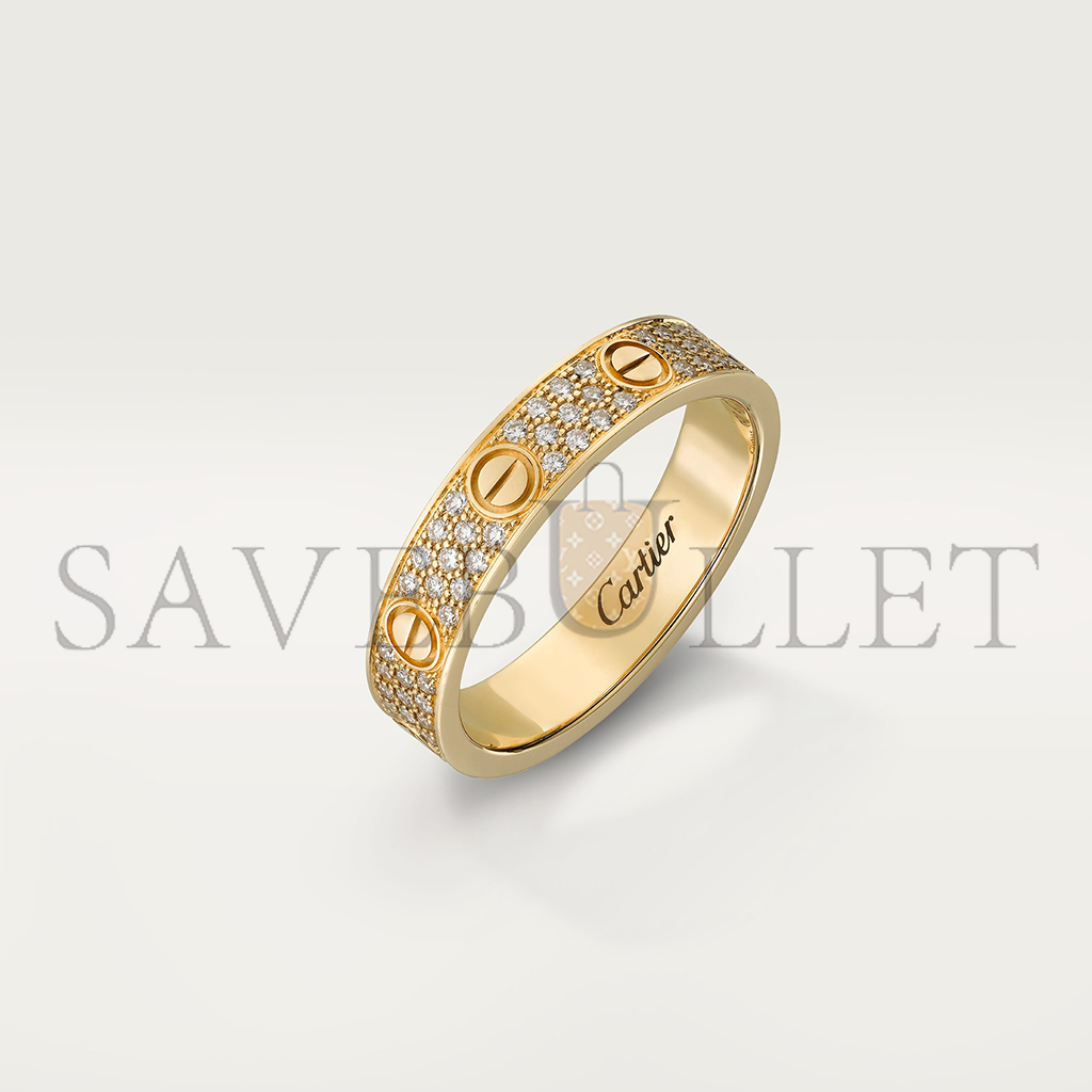 Ca*t*er love wedding band, diamond-paved b4083300