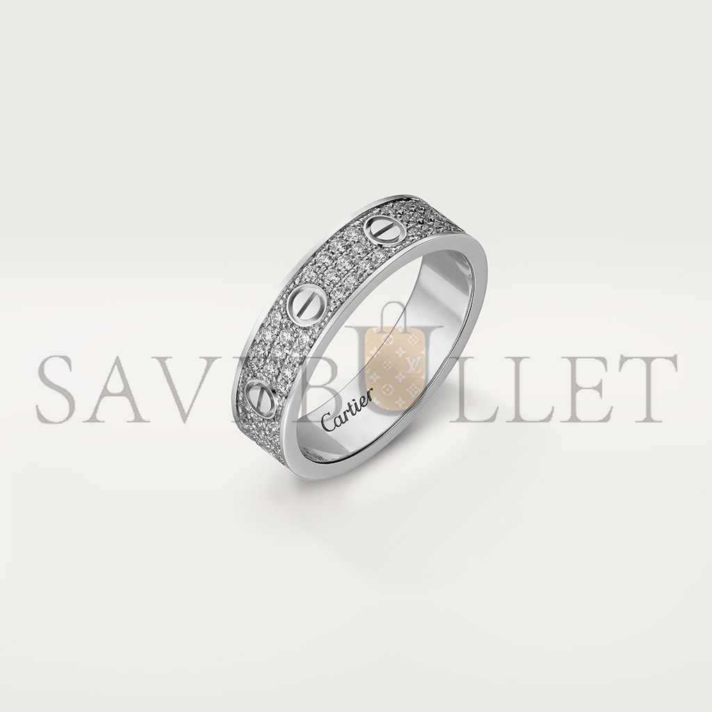 ca*t*er  love wedding band, Di*m*nd-paved b4083400