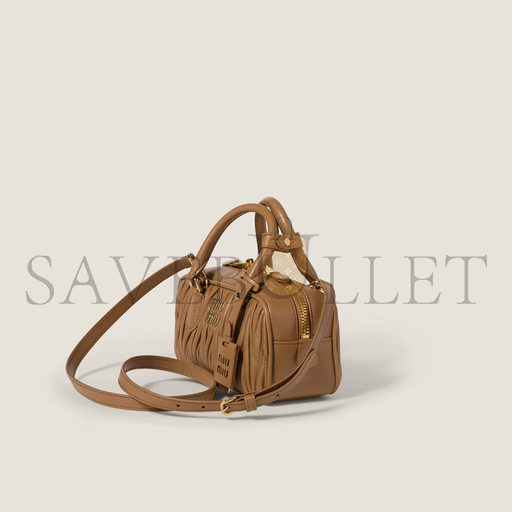 MIU MIU ARCADIE MATELASSÉ NAPPA LEATHER BAG 5BB142 (22*10.5*7.5cm)
