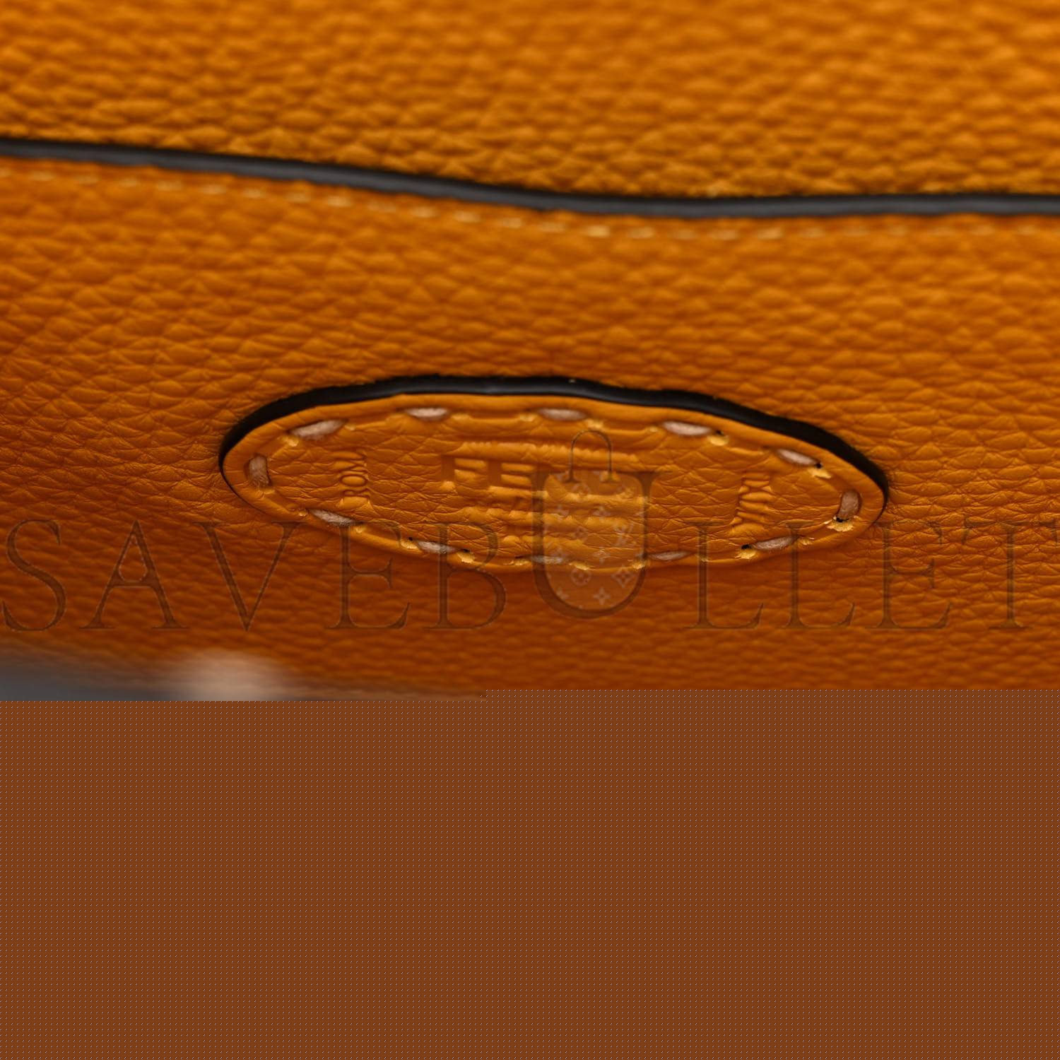 F**di vitello granato camoscio selleria macro stitchings medium peekaboo i see u satchel mimosa (34*25*10cm)