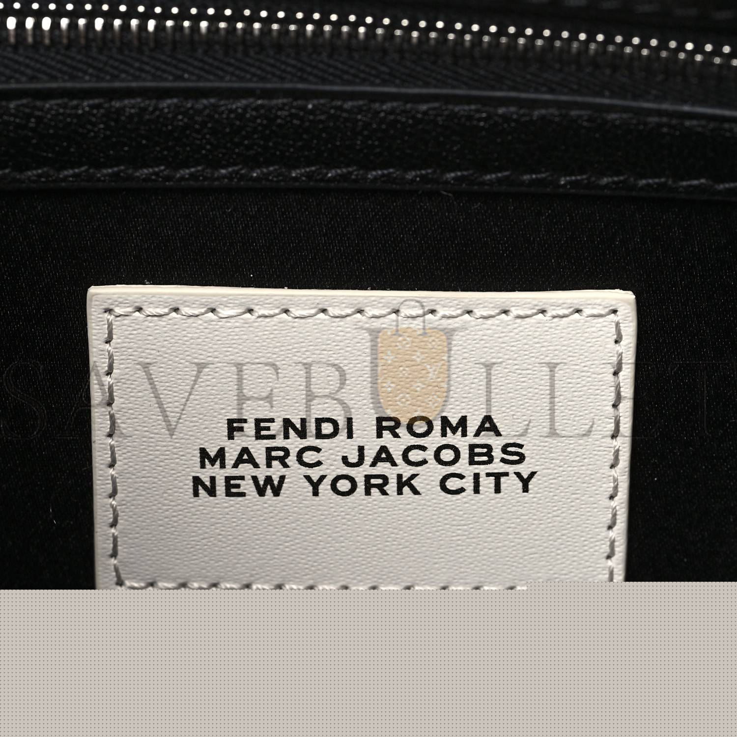 F**di x marc jacobs nappa logo medium baguette black (27*15*6cm)