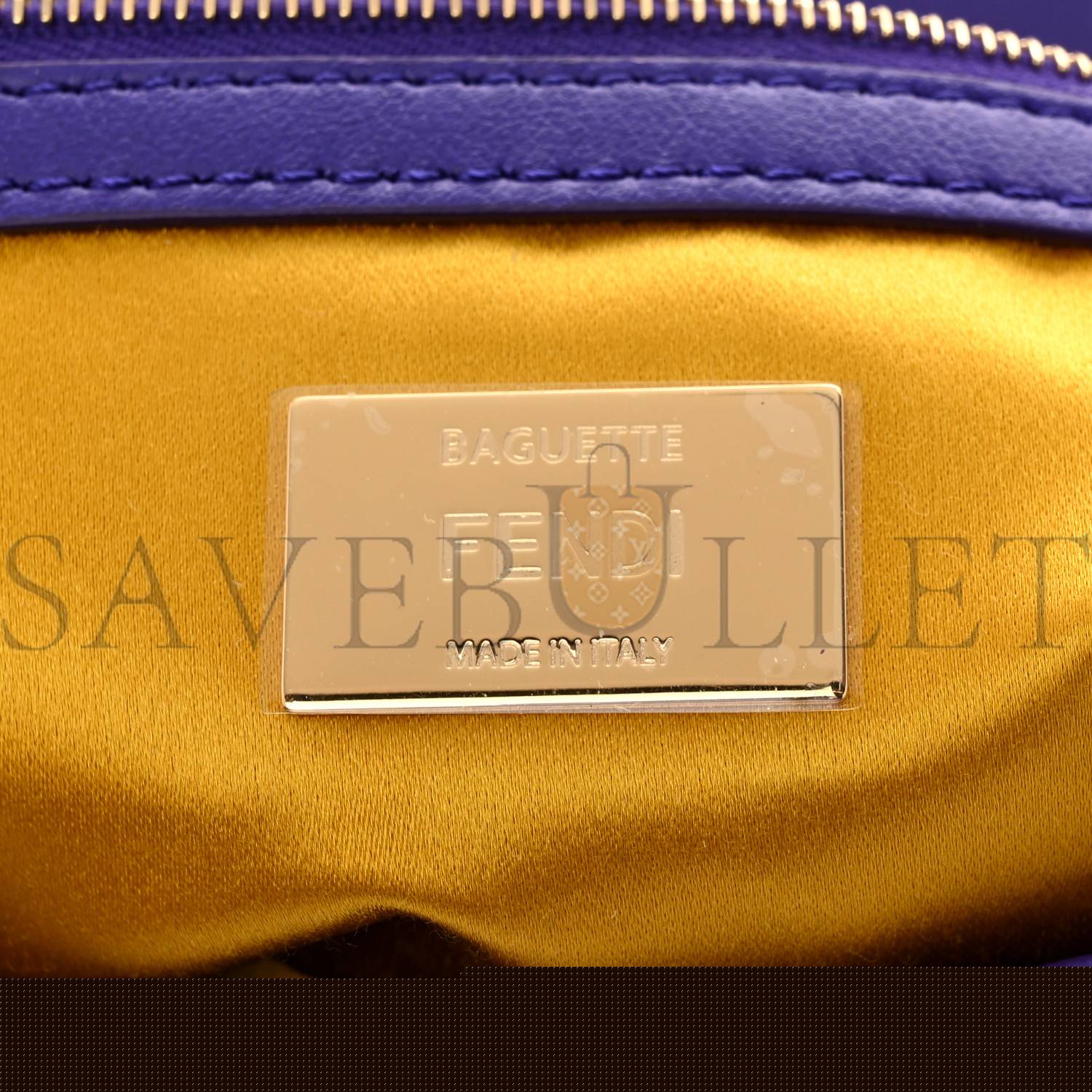 F**di sequin paillettes shiny nappa sex and the city baguette viola purple rain (27*15*6cm)