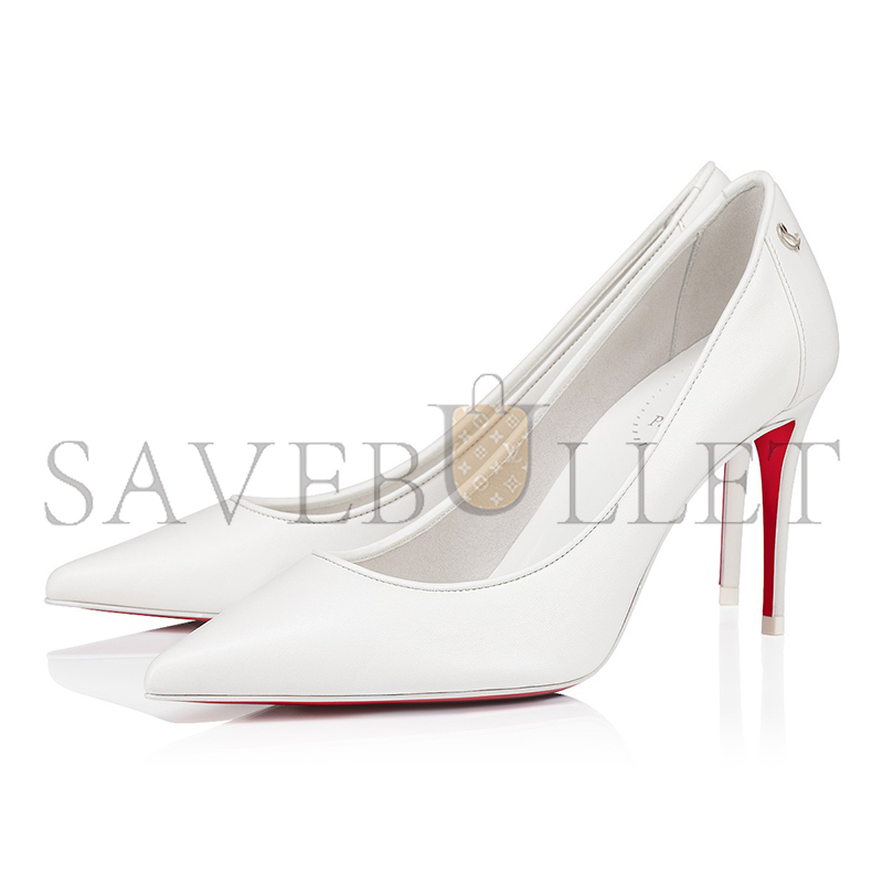 Ch**an louboutin sporty katepumps-nappa leather-bianco-women 1240544w302