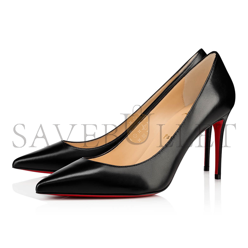 Ch**an louboutin kate 85 mm pumps-nappa leather-black-women 3191415bk01