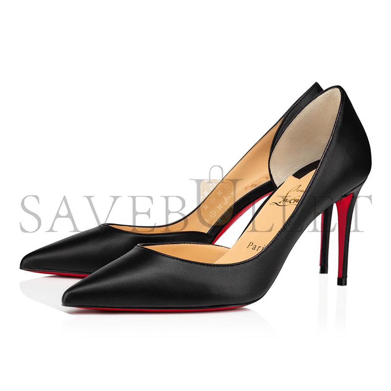 Ch**an louboutin iriza 85 mm pumps-nappa leather-black-women 1210648bk01