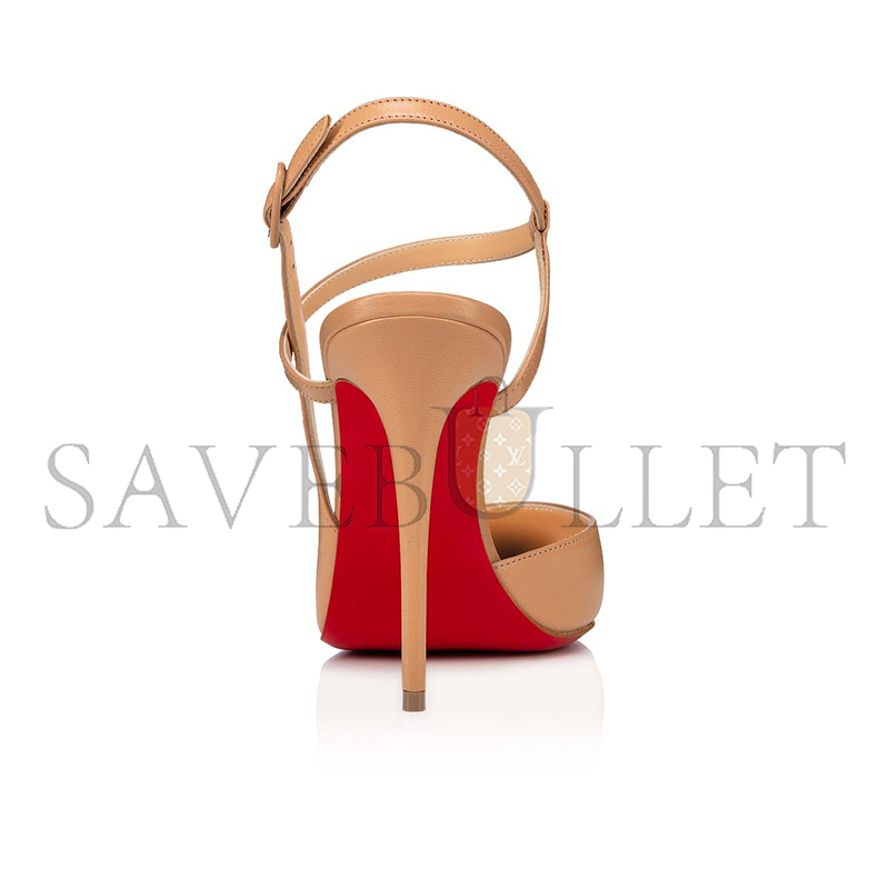 Ch**an louboutin jenlove 100 mm strappy pumps-kid leather-blush-women 3210590pk1a