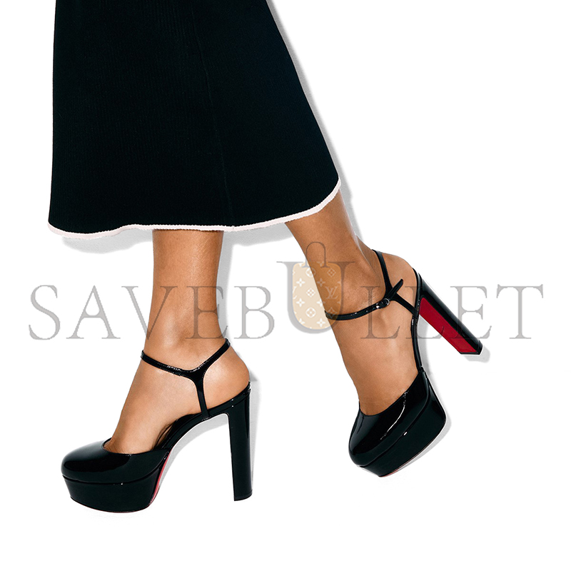 Ch**an louboutin loo pump 130 mm pumps-patent leather-black-women 3240698b439