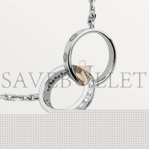 Ca*t*er love necklace, diamonds b7013700