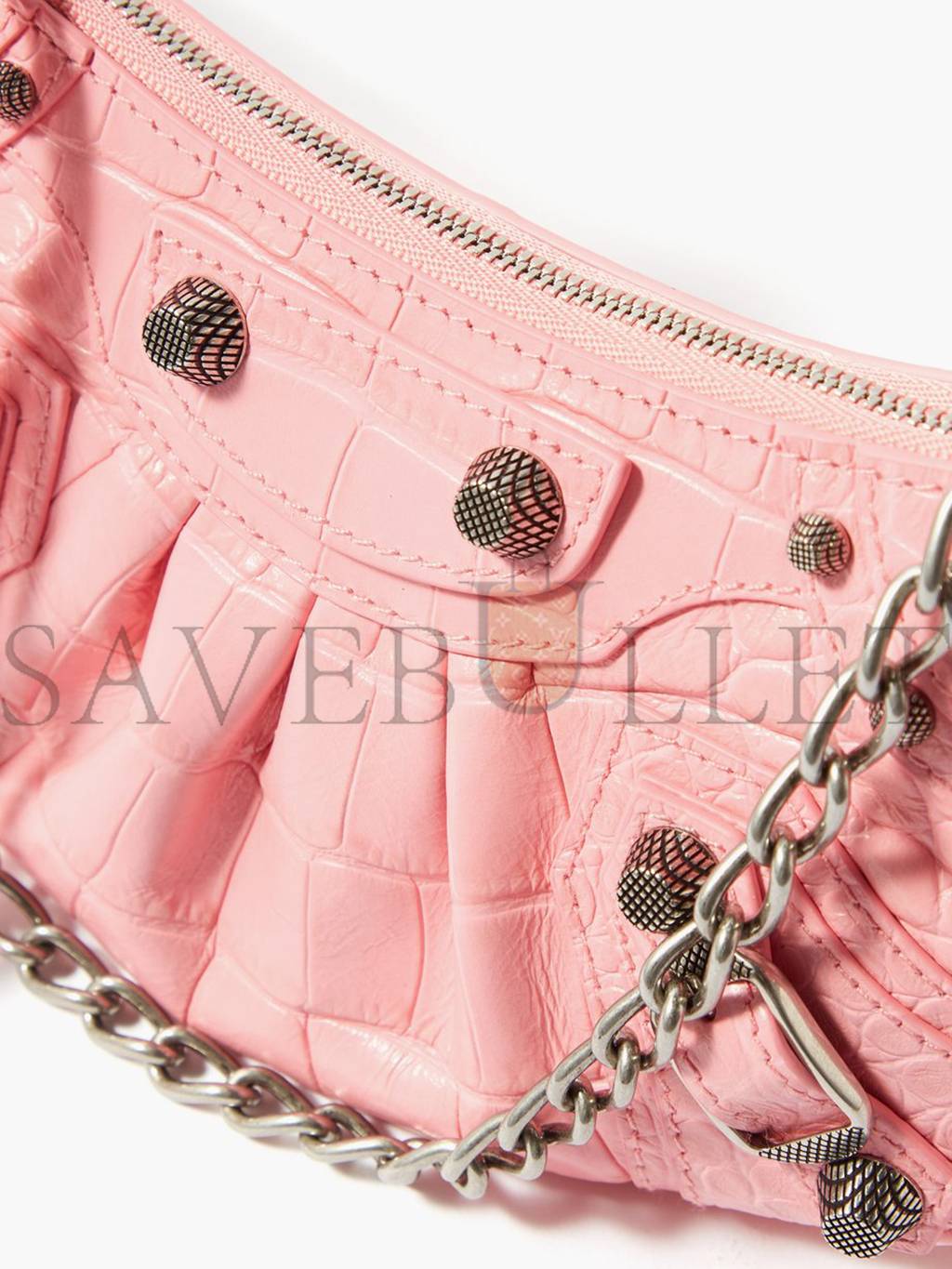 Ba*len*cia*ga pink le cagole mini croc-effect leather shoulder bag matchesfashion us (20*10*3.5cm)