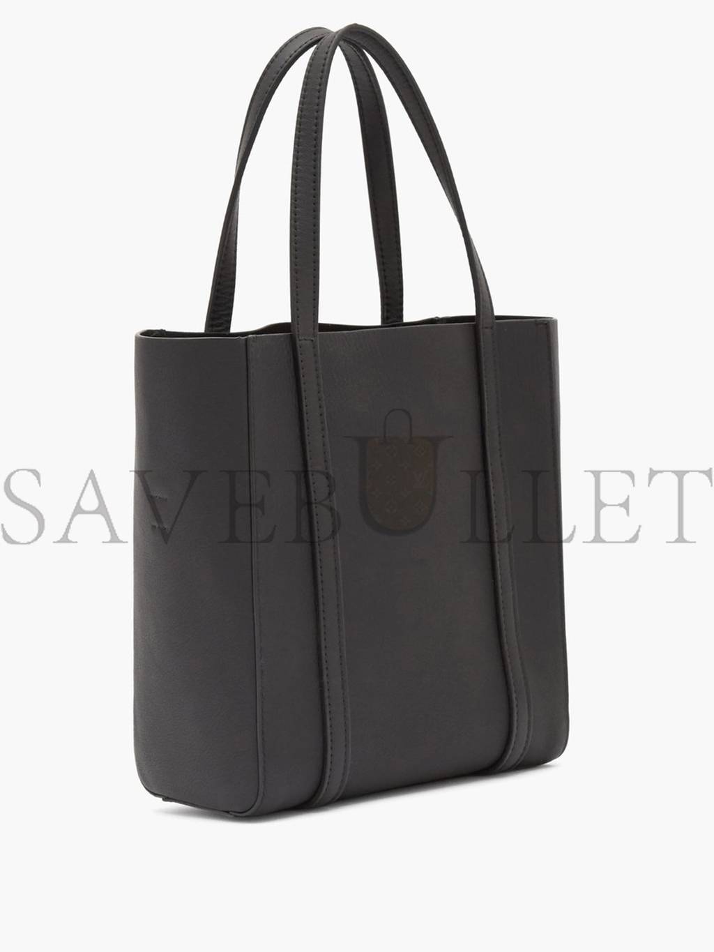 Ba*len*cia*ga black everyday leather tote bag matchesfashion us (24.1*21.5*7.6cm)