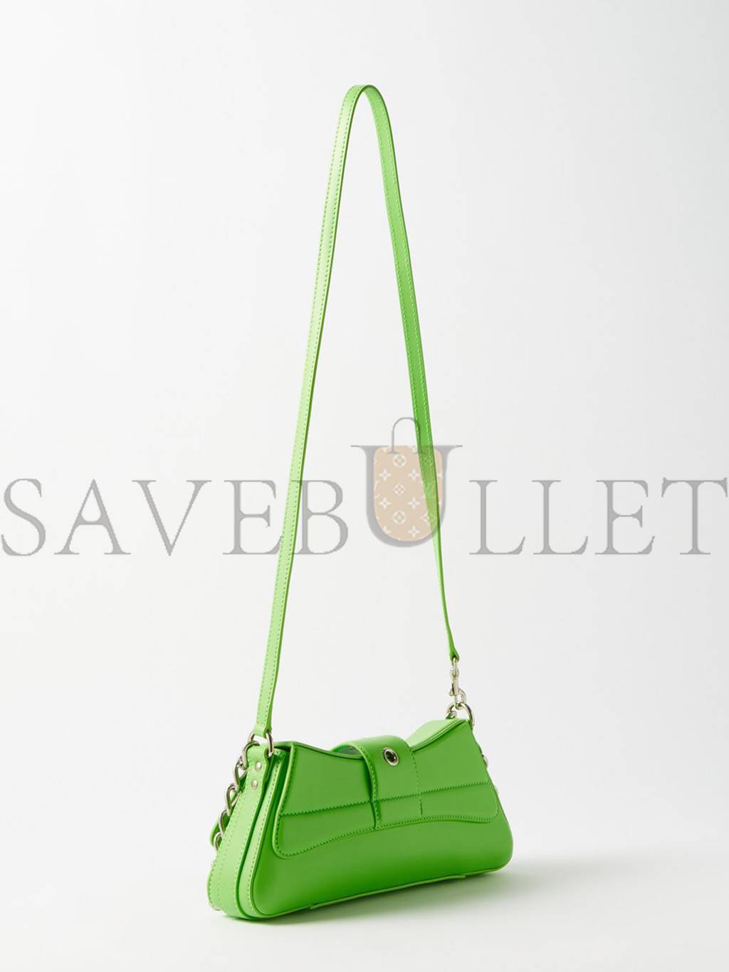 Ba*len*cia*ga green lindsay s leather shoulder bag matchesfashion us (28*11*5cm)