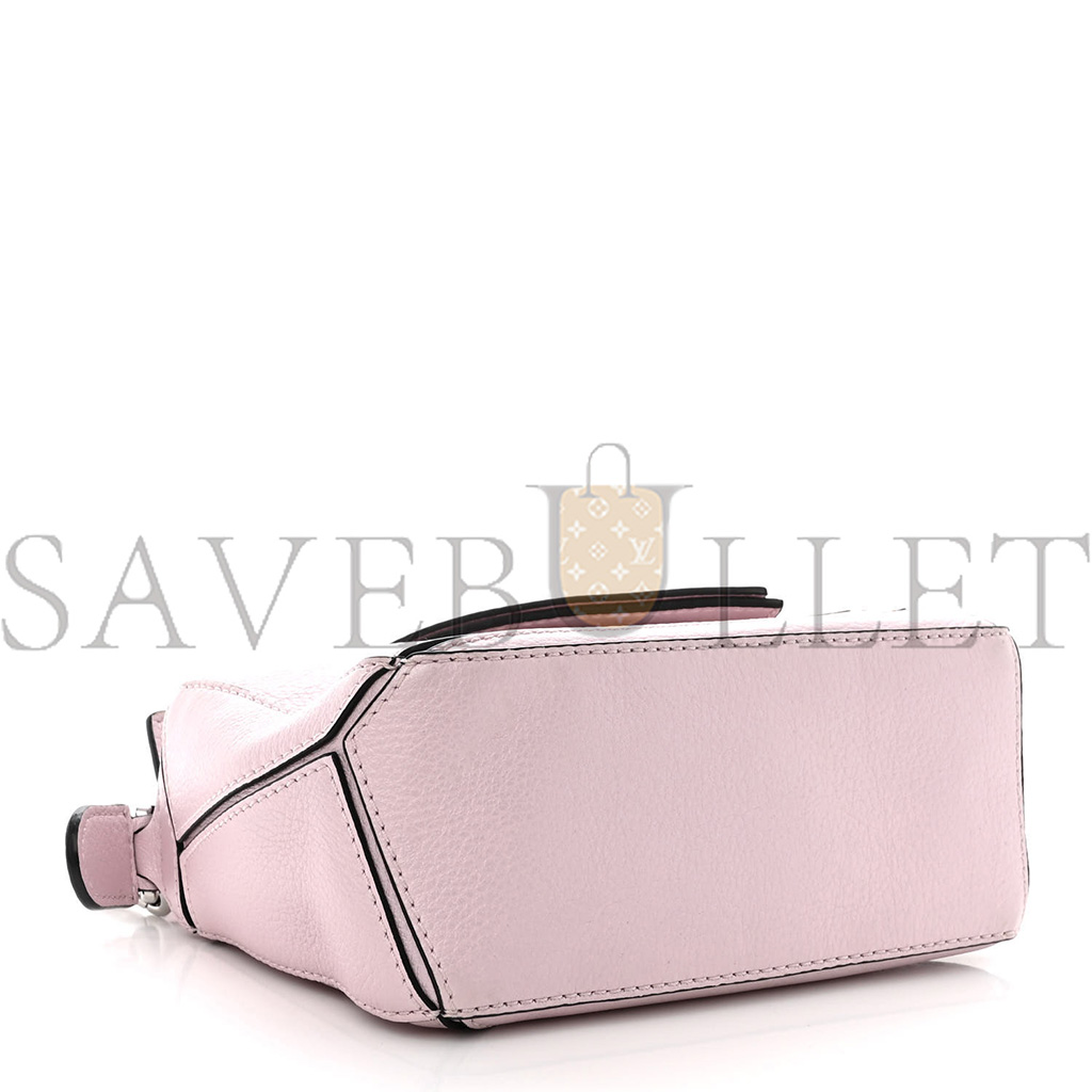 l*ew* calfskin mini puzzle bag icy pink (18*12.5*8cm)