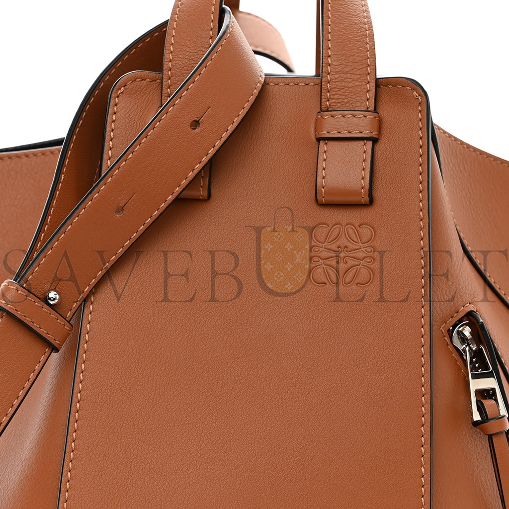 l*ew* calfskin small hammock shoulder bag tan (30*25*13.5cm)