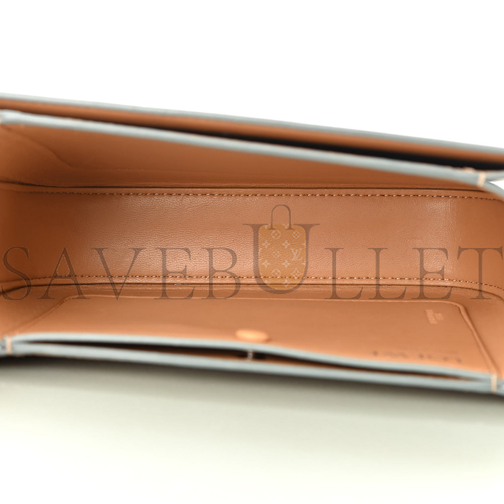 l*ew* silk calfskin small goya bag gray (19*13*6cm)