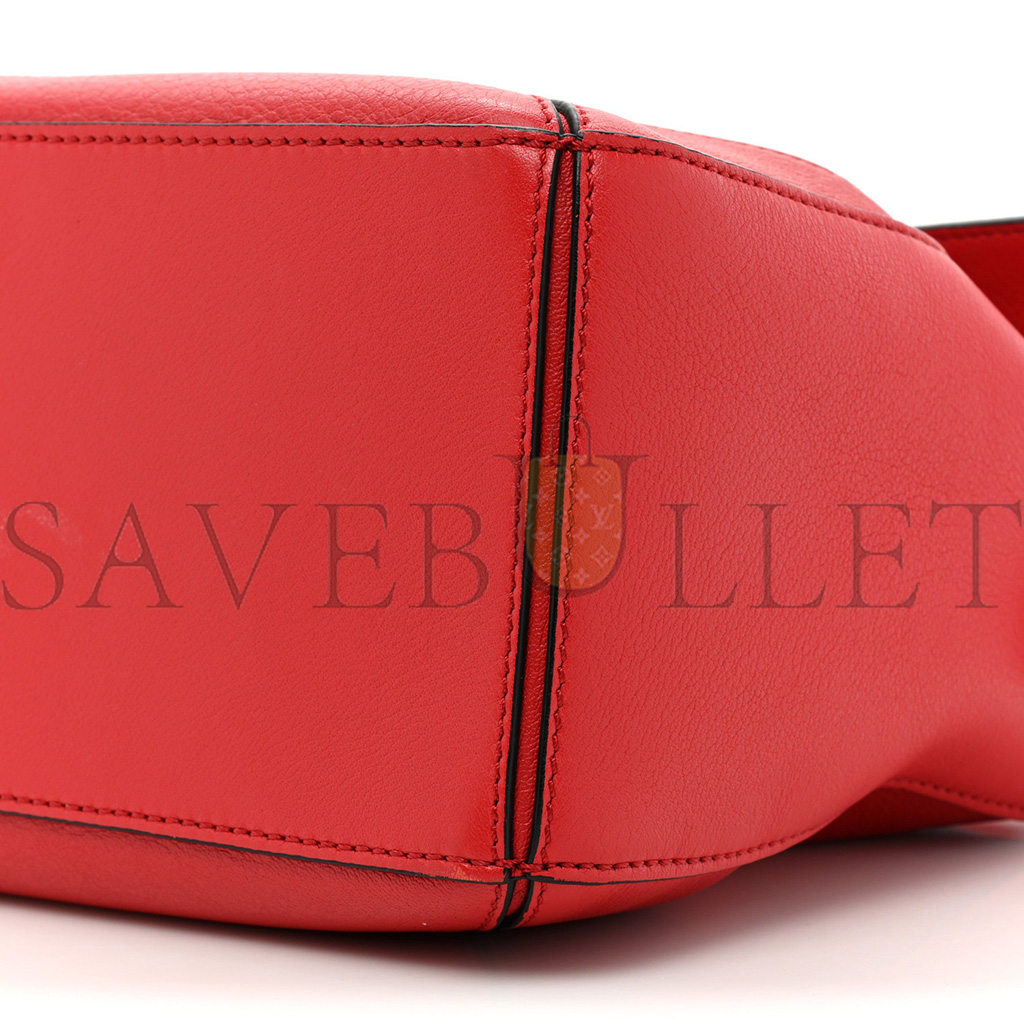 l*ew* calfskin small puzzle bag scarlet (24*16.5*10.5cm)