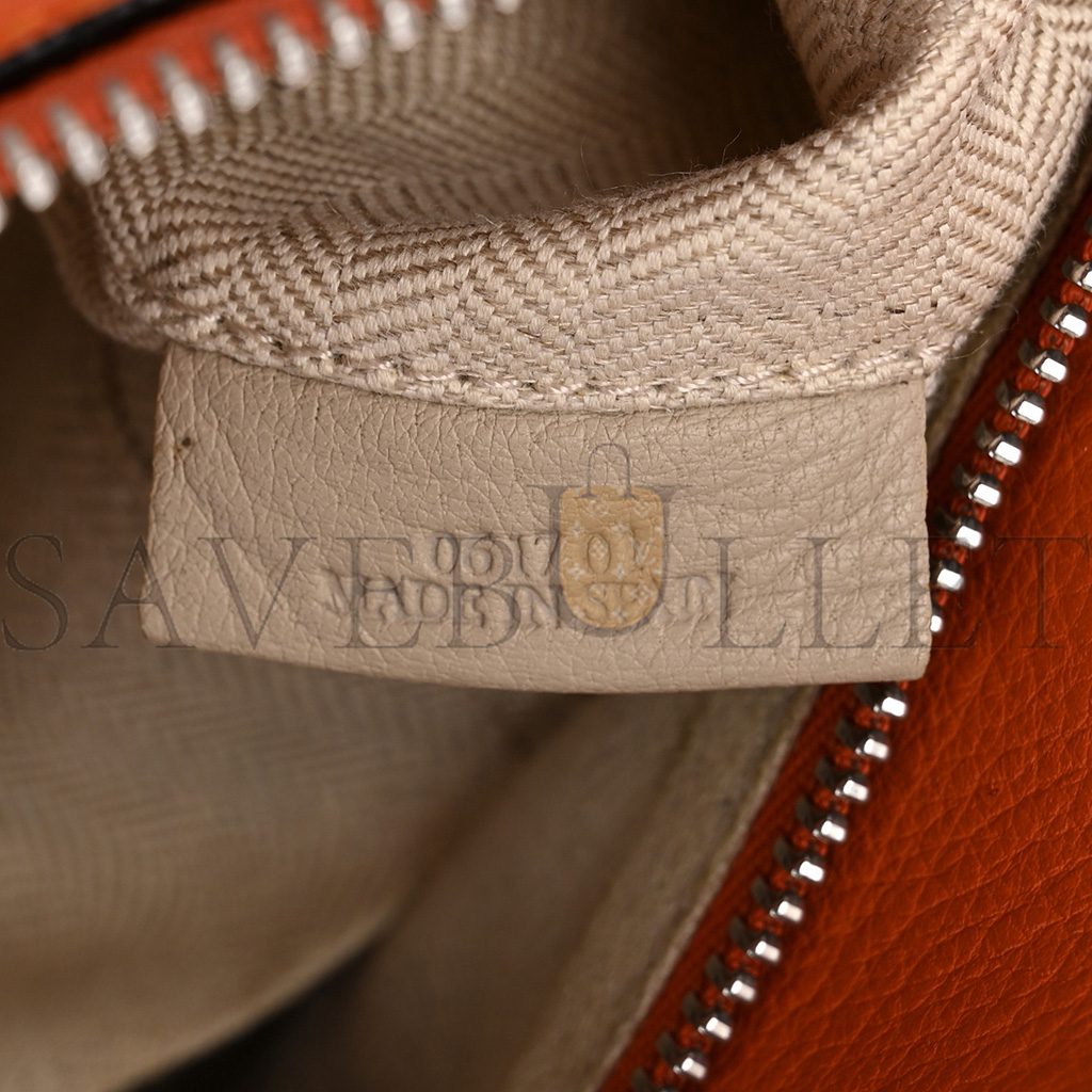 l*ew* calfskin small puzzle bag coral (24*16.5*10.5cm)