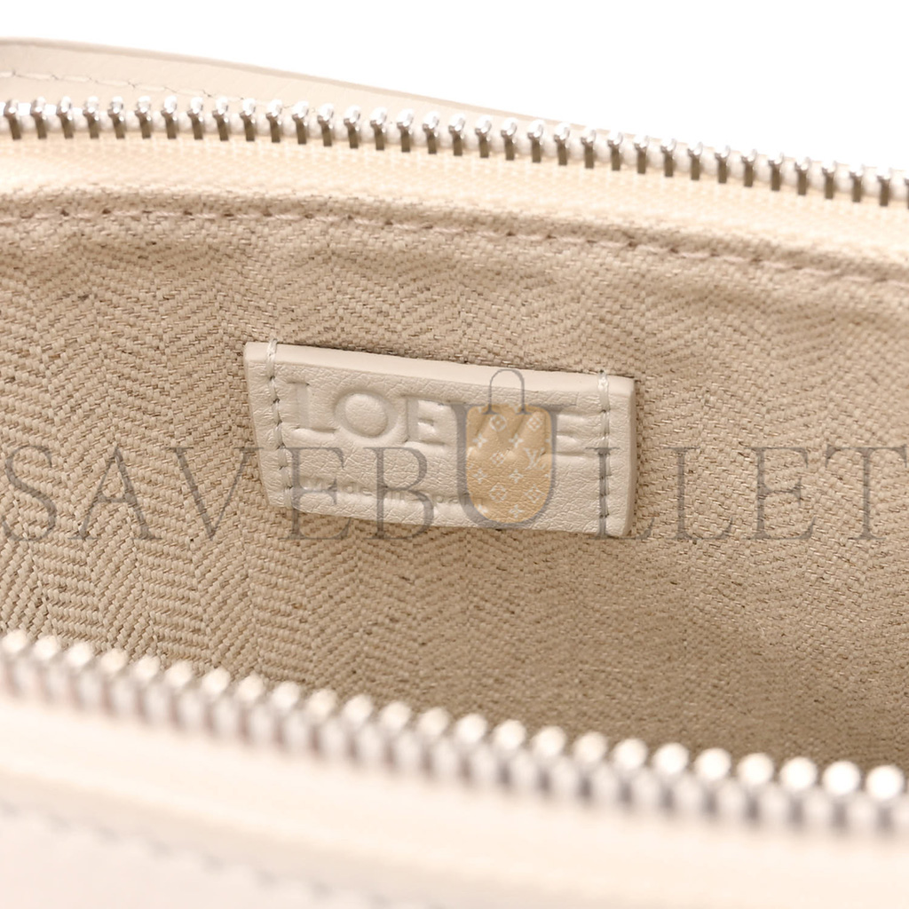 l*ew* calfskin mini hammock hobo soft white (17*17*10cm)