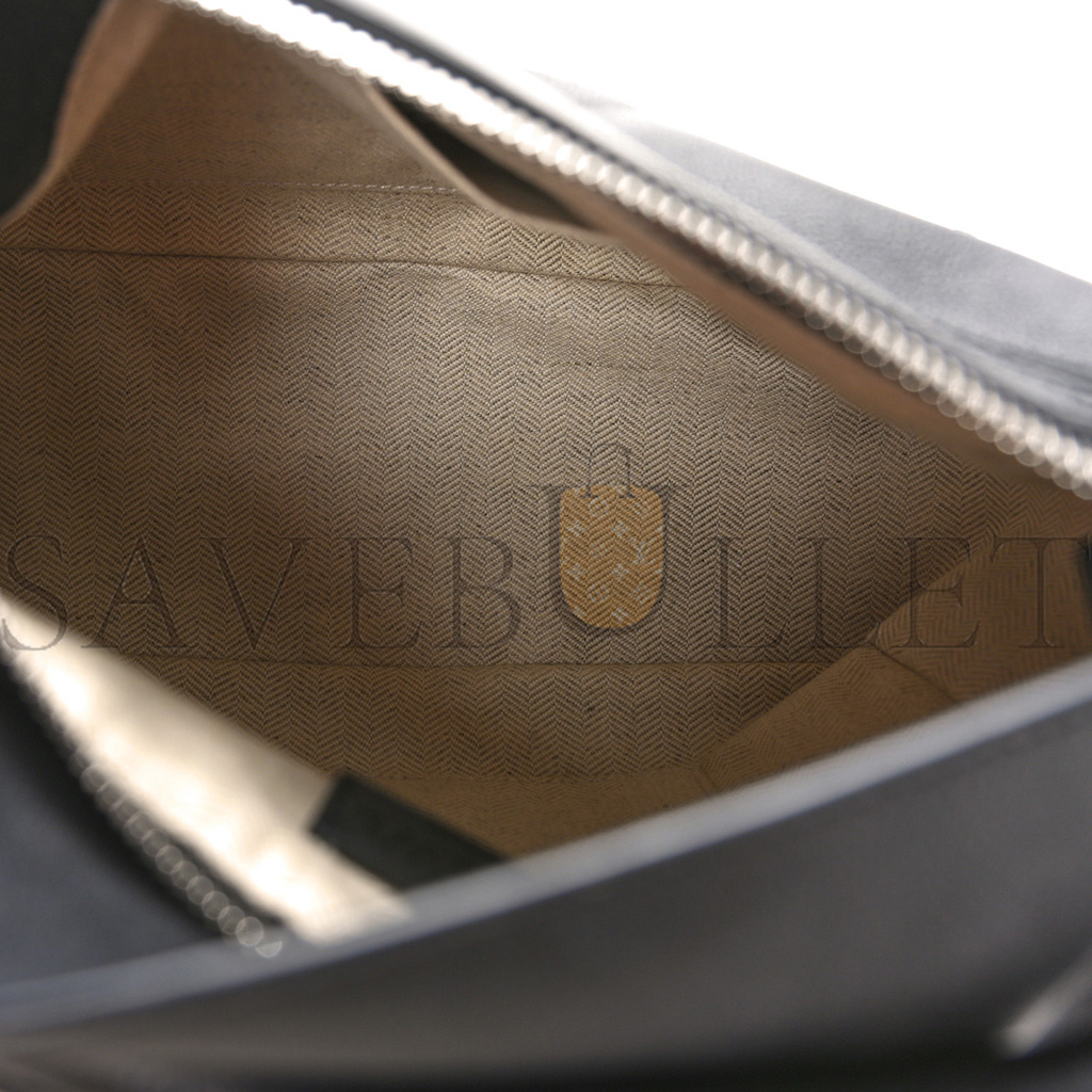 l*ew* calfskin small puzzle bag black (24*16.5*10.5cm)