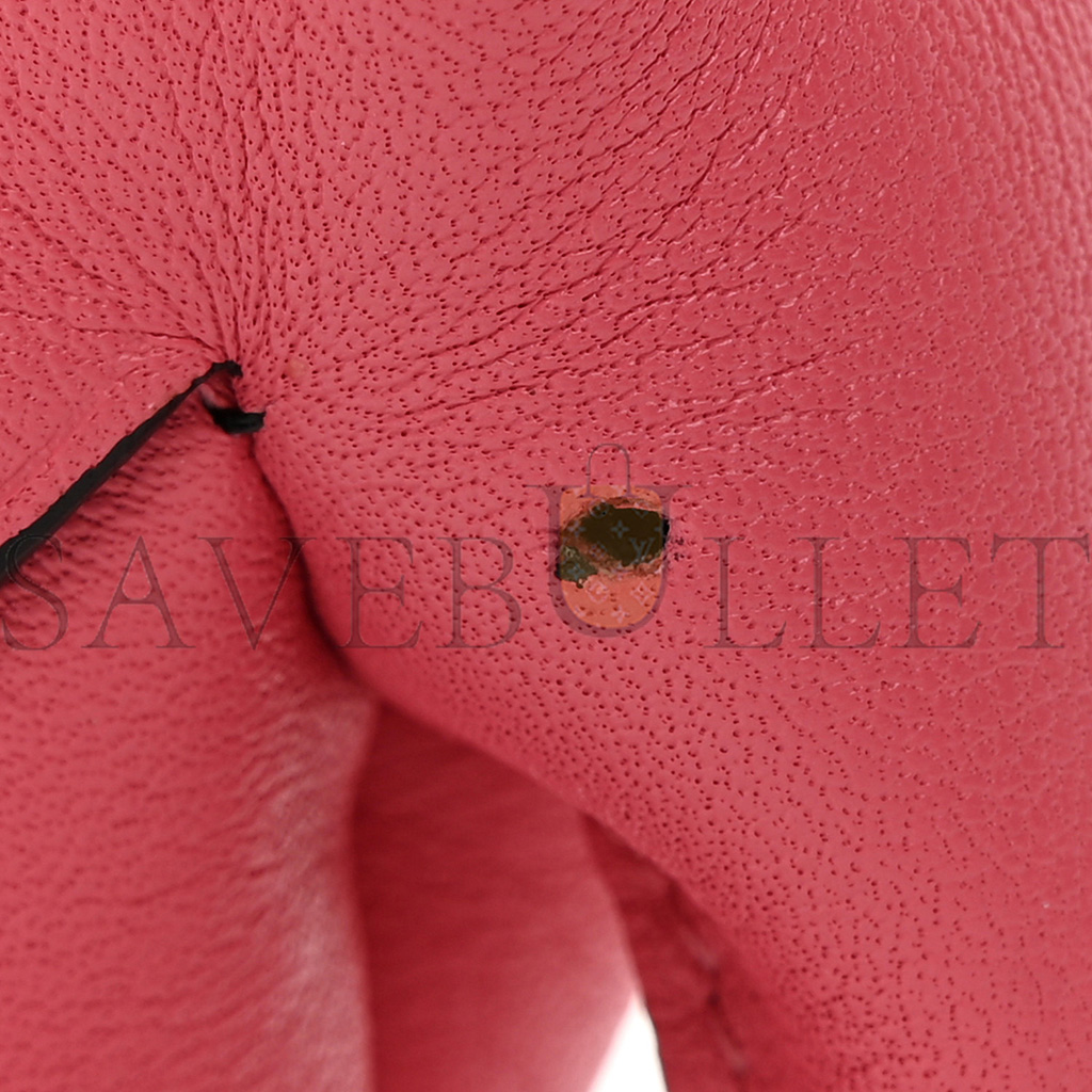 l*ew* calfskin elephant charm candy