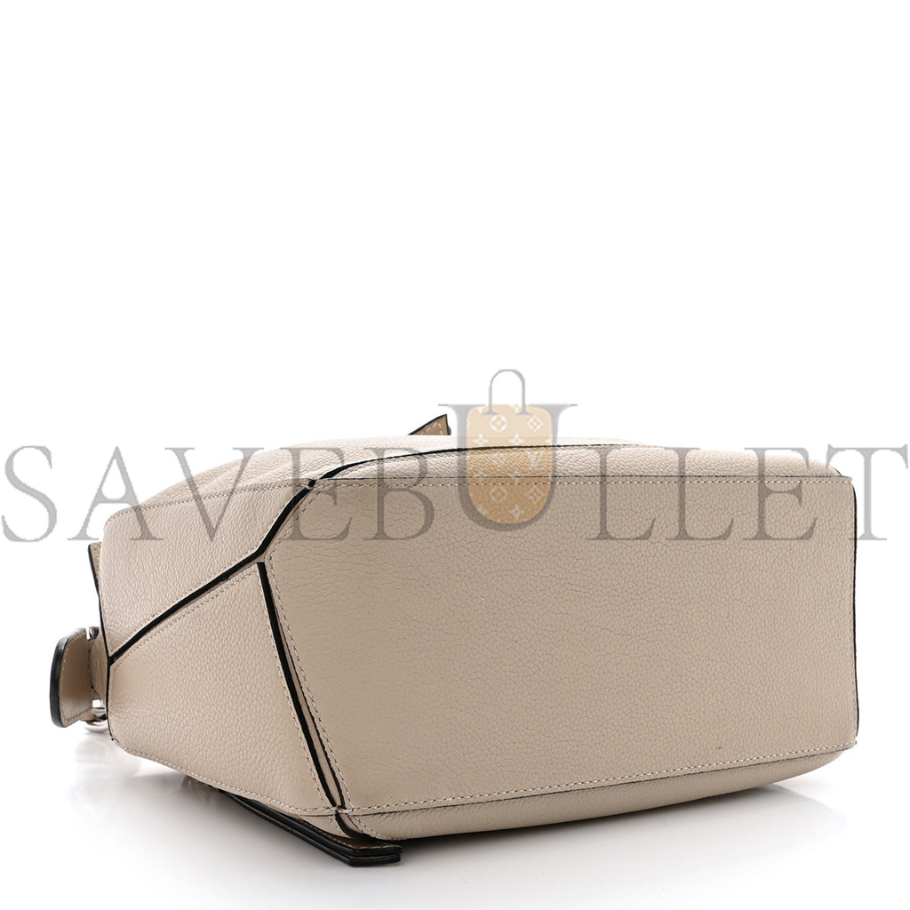 l*ew* grained calfskin small puzzle bag sand (24*16.5*10.5cm)