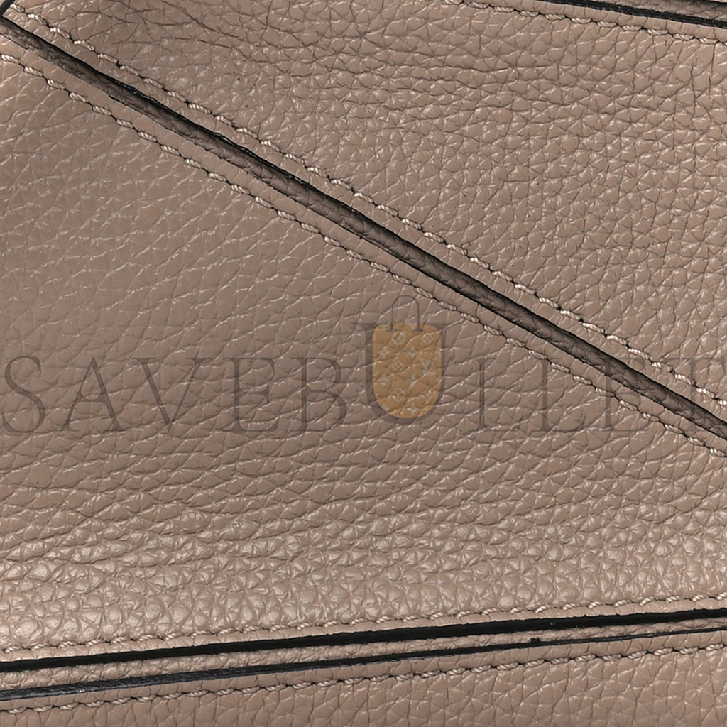 l*ew* calfskin mini puzzle bag sand mink (18*12.5*8cm)