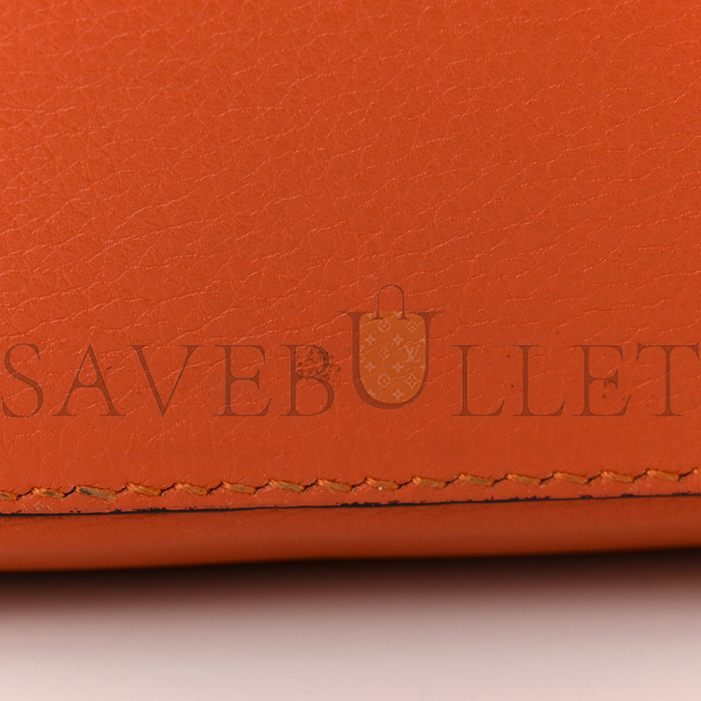 l*ew* calfskin small puzzle bag coral (24*16.5*10.5cm)