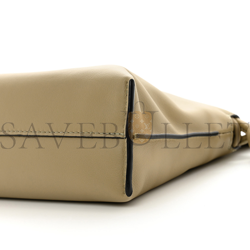 l*ew* calfskin mini flamenco knot bag light mauve (23*18*7cm)