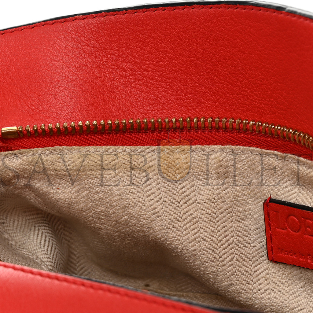 l*ew* calfskin small puzzle bag scarlet (24*16.5*10.5cm)