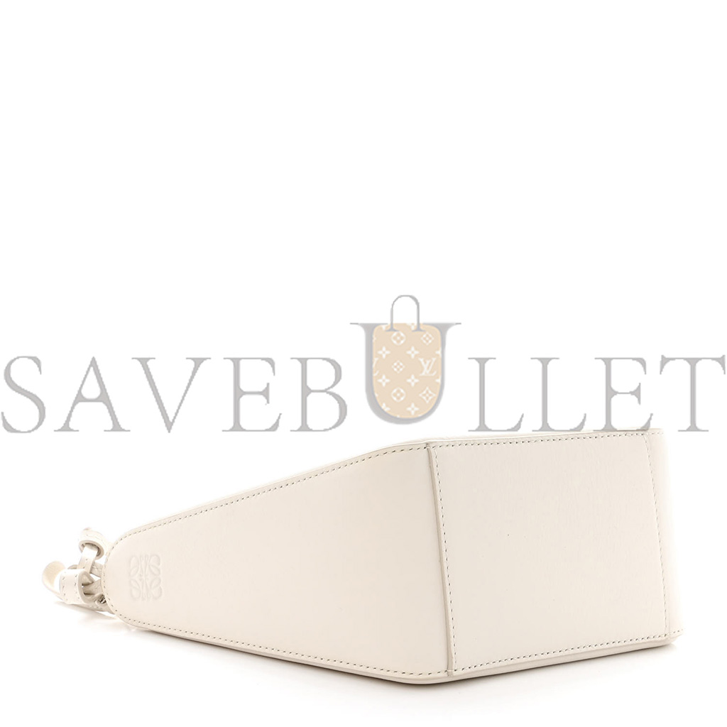 l*ew* calfskin mini hammock hobo soft white (17*17*10cm)