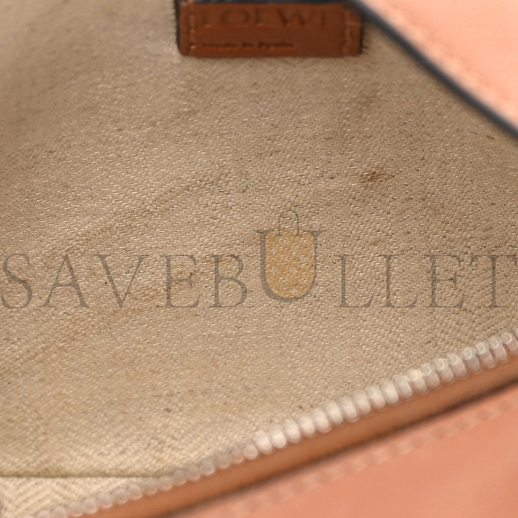 l*ew* calfskin mini puzzle bag tan (18*12.5*8cm)