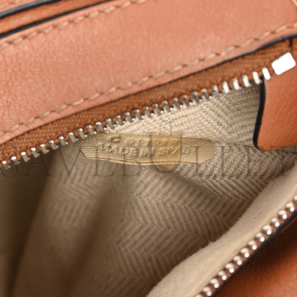 l*ew* calfskin mini puzzle bag tan (18*12.5*8cm)