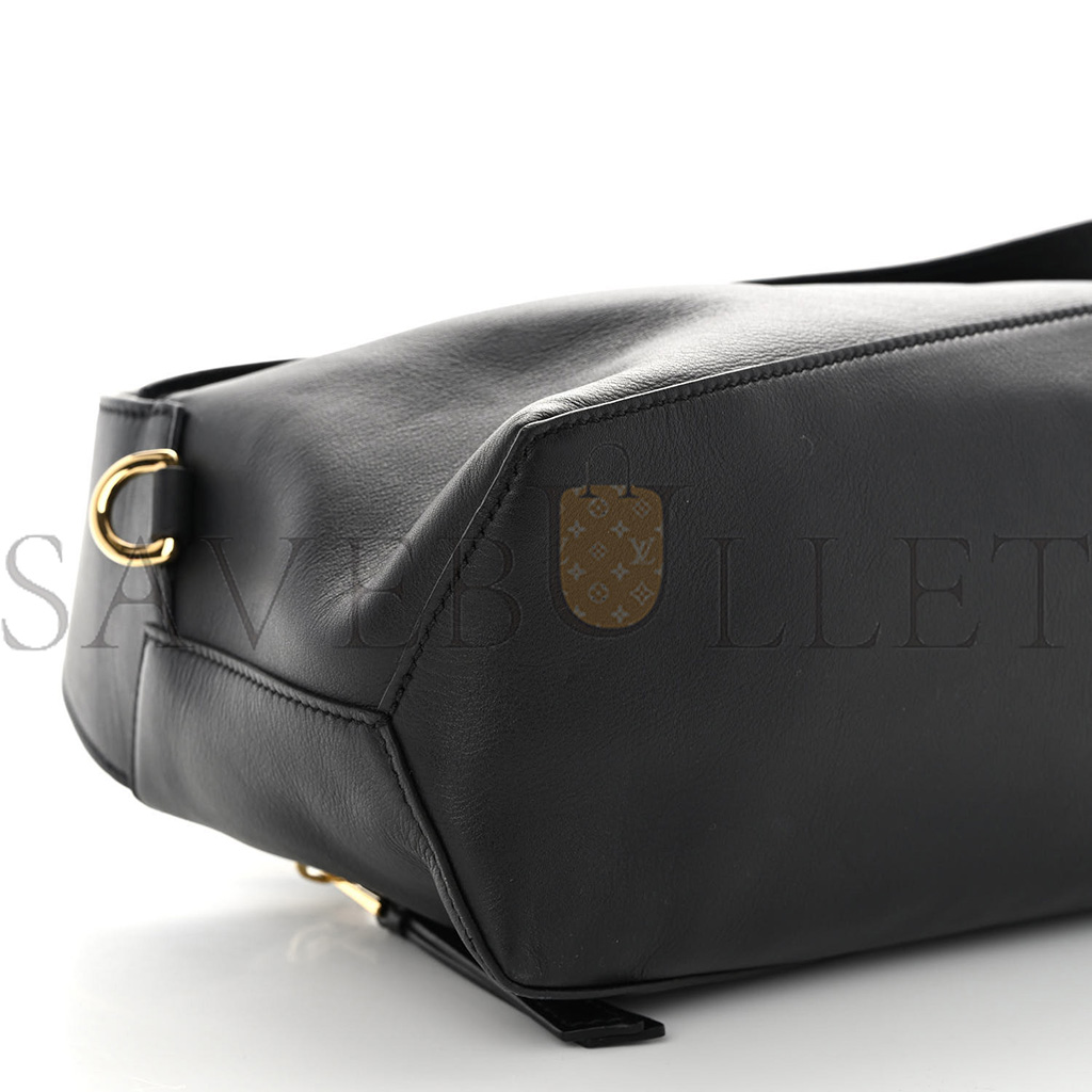 l*ew* calfskin puzzle hobo black (29*14*11cm)