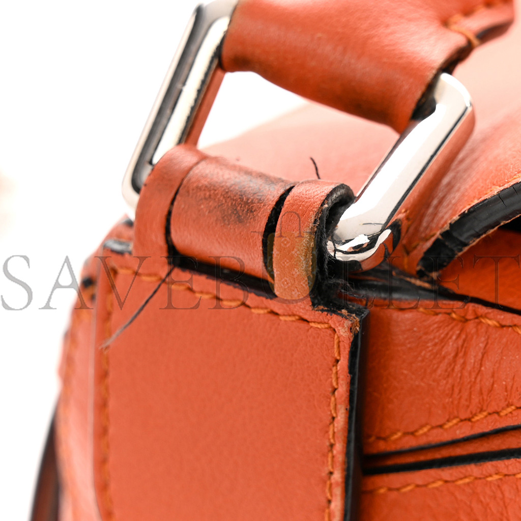 l*ew* calfskin small puzzle bag coral (24*16.5*10.5cm)