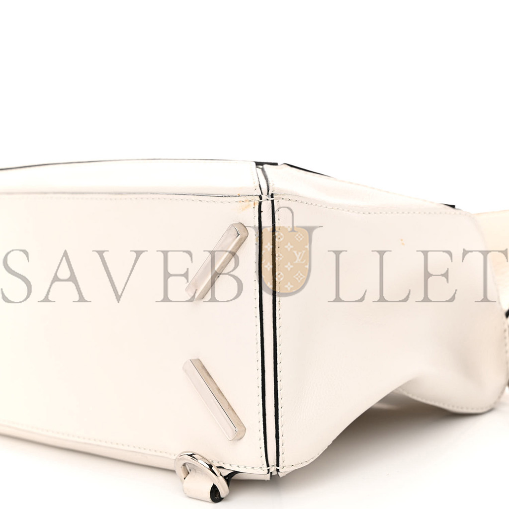 l*ew* grained calfskin small puzzle bag white (24*16.5*10.5cm)