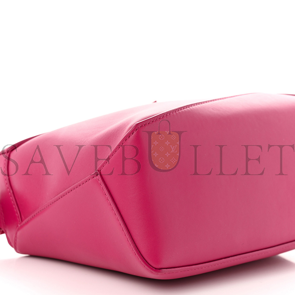l*ew* satin calfskin monoCh*0me small puzzle edge bag ruby red glaze (24*16.5*10.5cm)