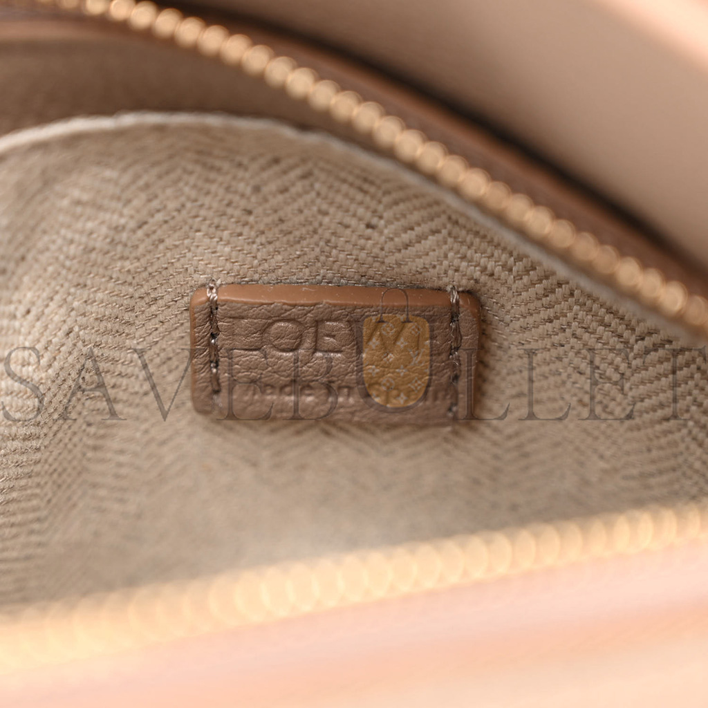 l*ew* calfskin mini puzzle edge bag sand (18*12.5*8cm)