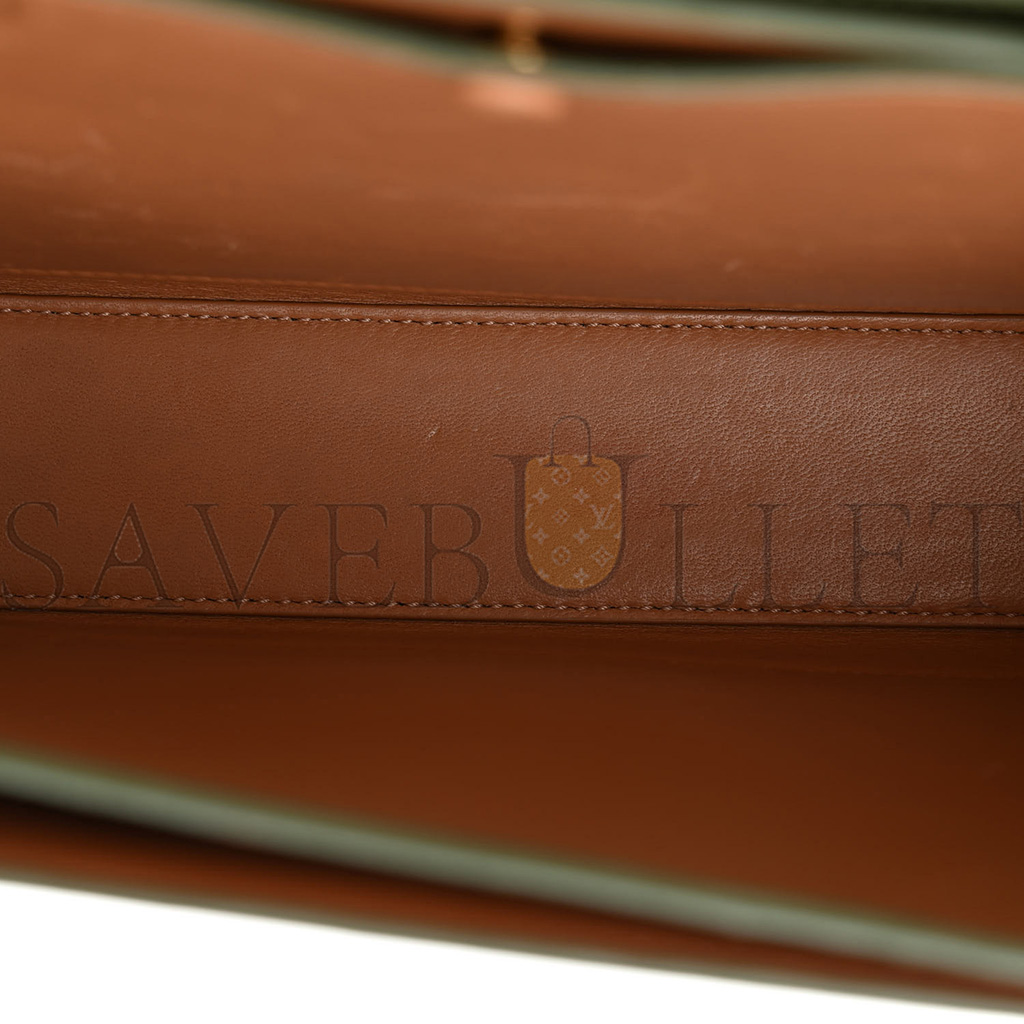 l*ew* silk calfskin goya bag avocado (22*15*7cm)