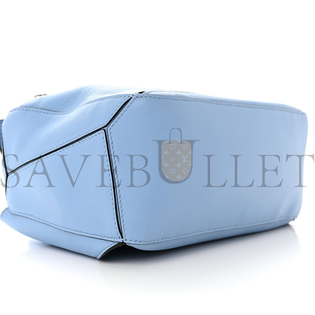 l*ew* calfskin small puzzle bumbag olympic blue (23*15*10cm)