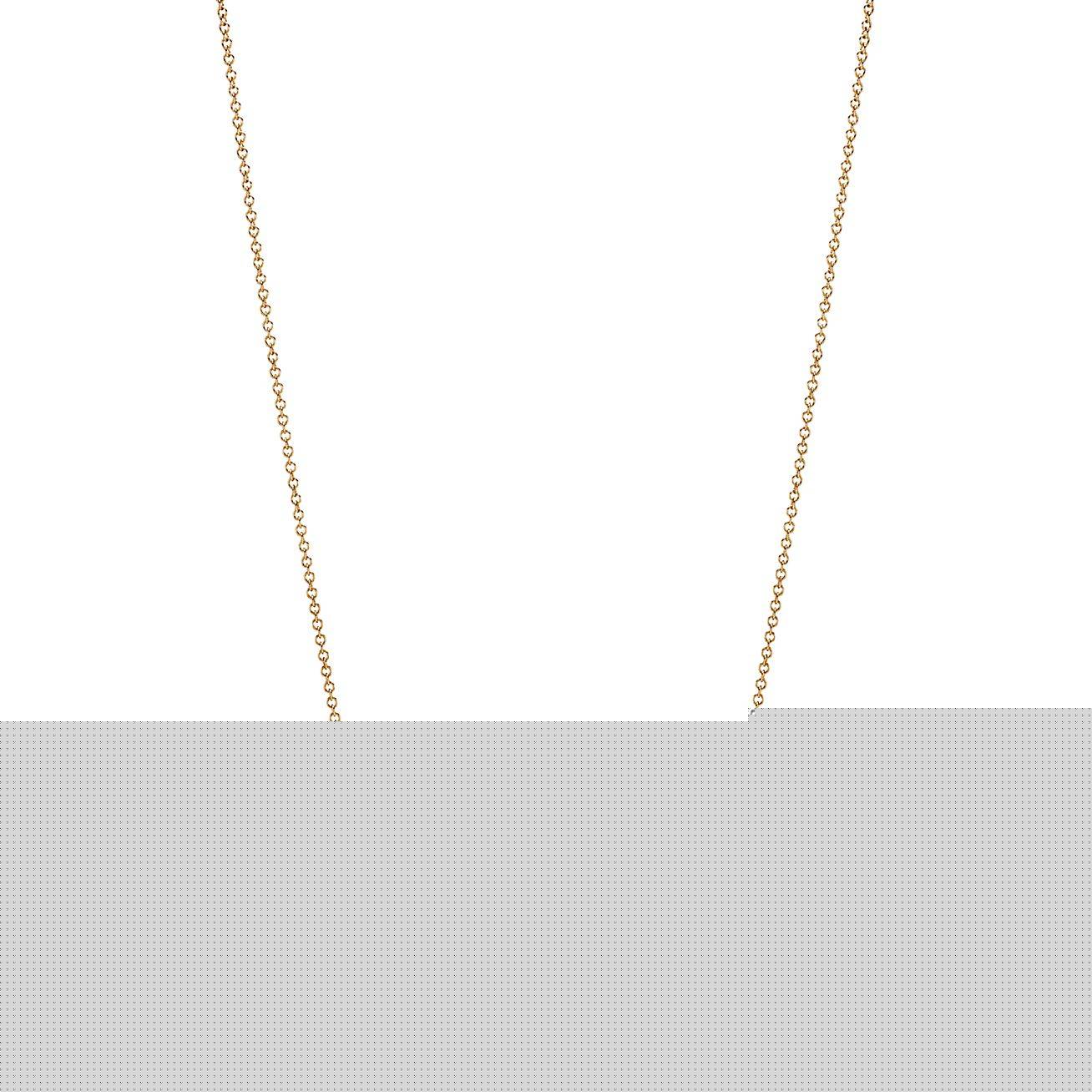 T*f*ny t smile pendant in yellow gold with diamonds, small