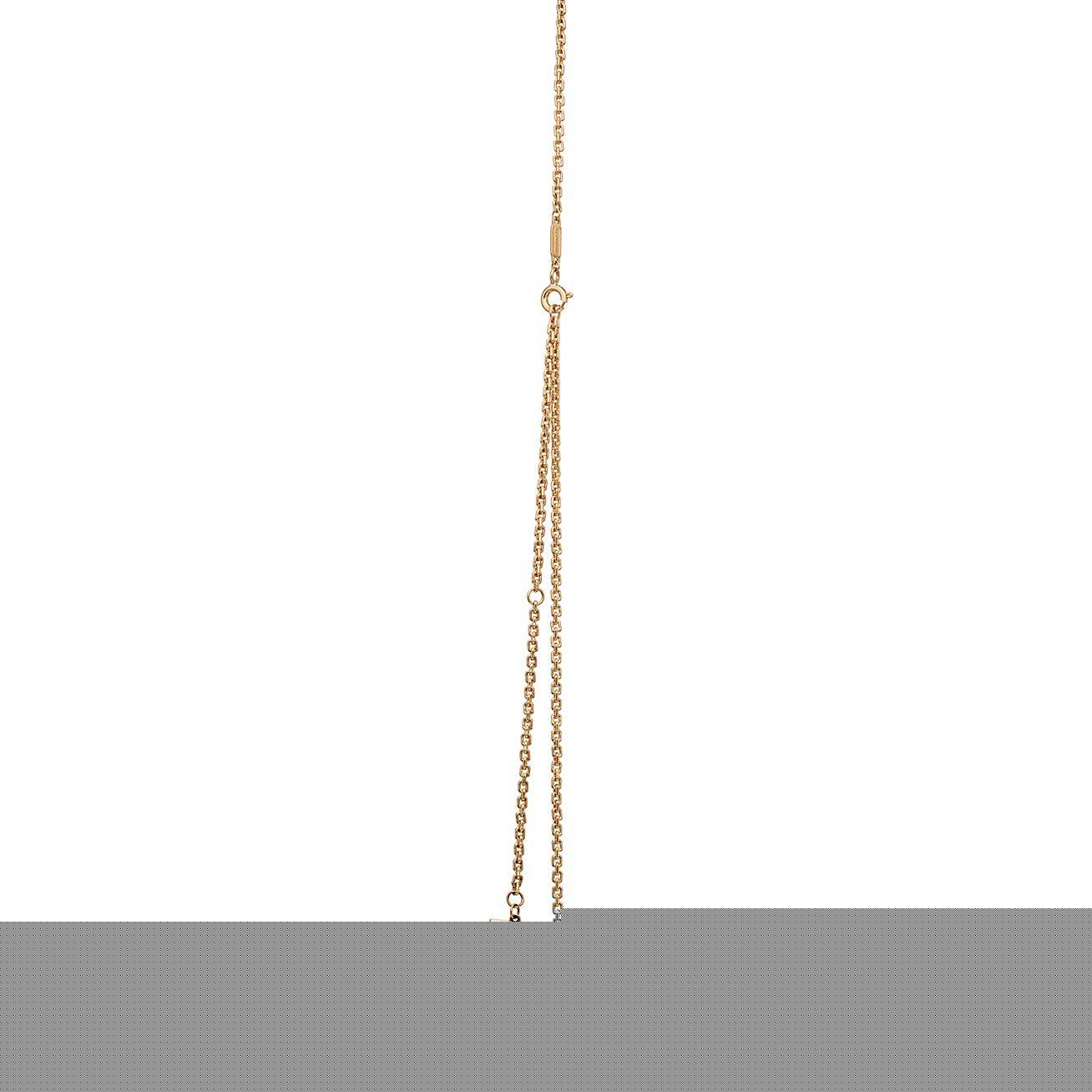 T*f*ny t t1 circle pendant in rose gold, large