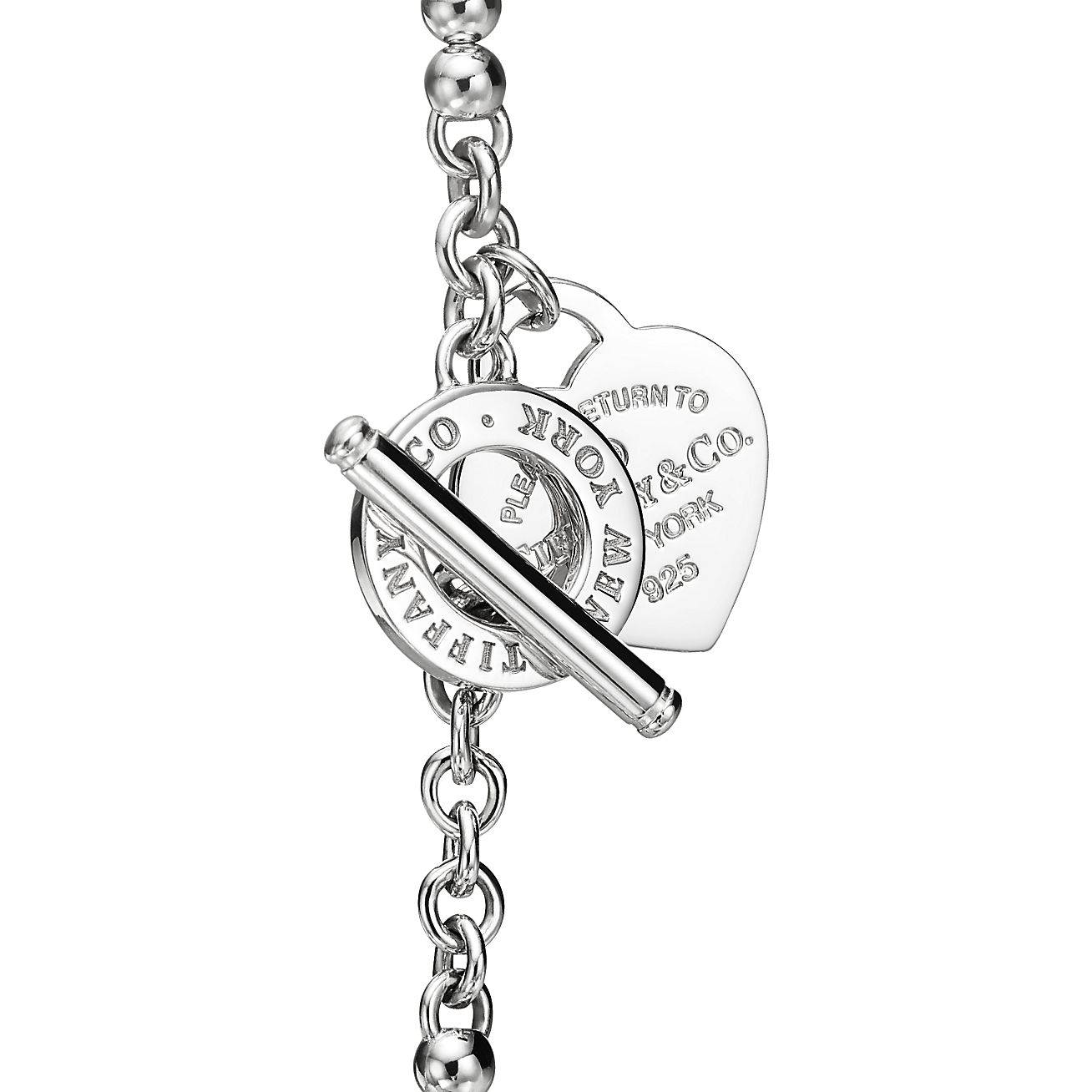 T*f*ny return to T*f*ny® wrap necklace in silver with pearls and a diamond, small