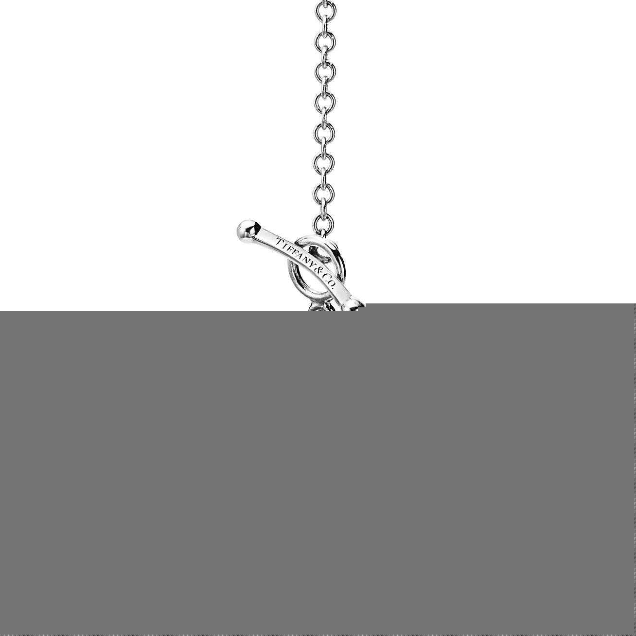 T*f*ny elsa peretti® diamonds by the yard® sprinkle necklace in platinum with diamonds